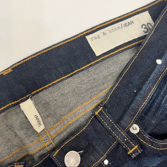 Rag & Bone Skinny Jeans Anfield Splash - Picture 2 of 10